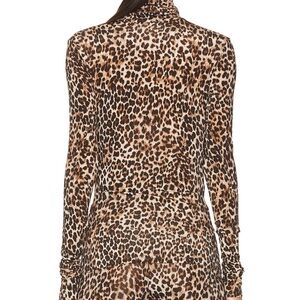 Lovers and Friends Billie leopard Print Long Sleeve Top